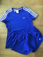 Shirt & Shorts ADIDAS blau weiß Größe 152 Niedersachsen - Melle Vorschau