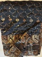 Sehr schöne glitzernde schwarz Gold saree mit blouse Nordrhein-Westfalen - Ratingen Vorschau