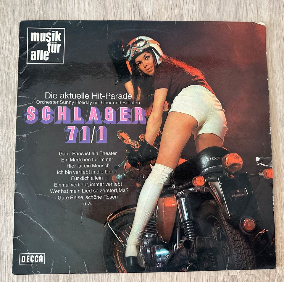 Schallplatte - Die aktuelle Hit-Parade - Schlager 71/1 in Höchst im Odenwald