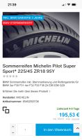 Michelin Super Sport BMW Z4 G29 18“ Sommerreifen Ricklingen - Mühlenberg Vorschau