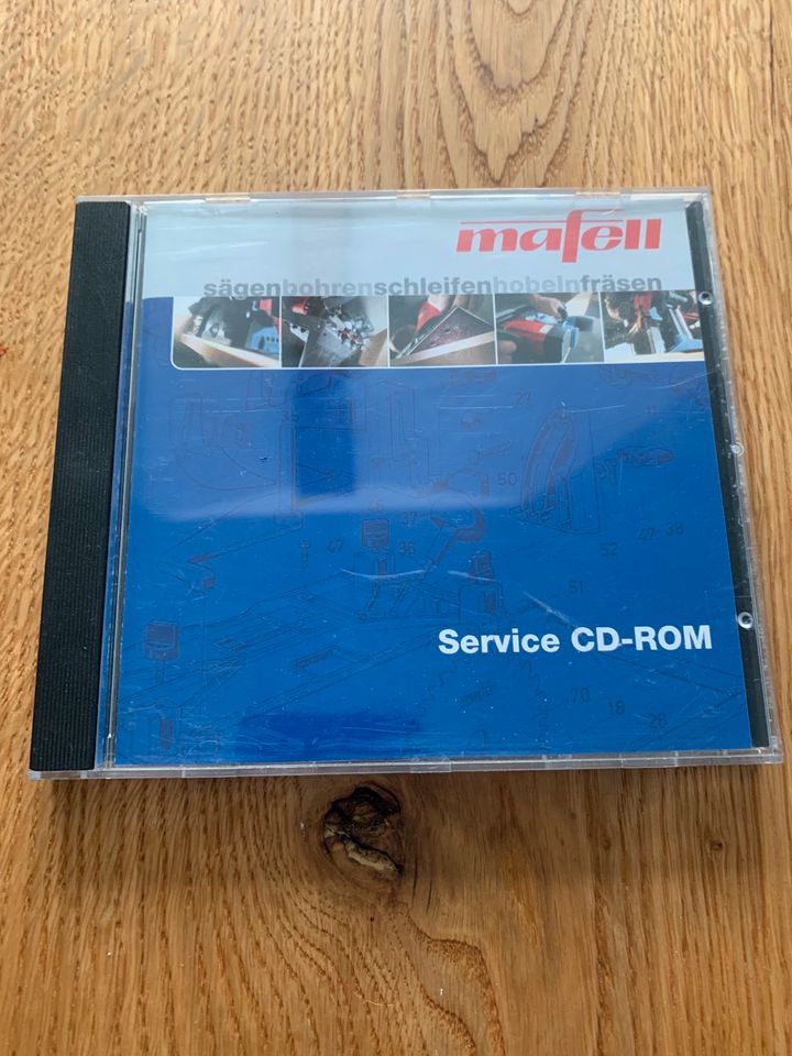 Mafell Service CD-ROM in Wallscheid