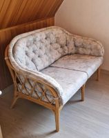 Korb Geflecht Sitzecke | 1 Sofa | 1 Sessel | 1 Tisch | Wintergart Niedersachsen - Worpswede Vorschau