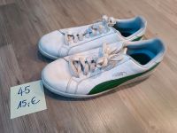 Puma Sneaker Schnürschuhe Größe 45 weiß/grün Bayern - Gräfendorf Vorschau