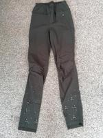 TREDY Stretchhose Gr. 38 in grau mit Glitzer Steinen NEU Hessen - Lollar Vorschau