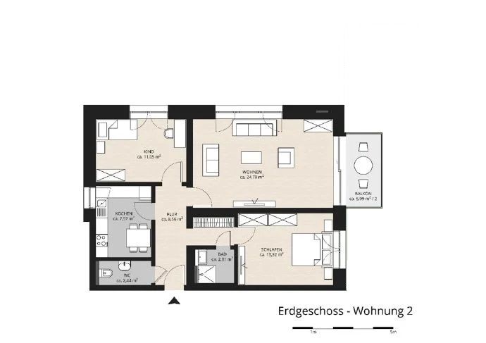 *** Wohnen am Bodensee - EG-Wohnung in Konstanz-Litzelstetten! *** in Konstanz