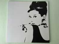 Audrey Hepburn Bild auf Leinwand 90x90 neuwertig Aachen - Aachen-Haaren Vorschau