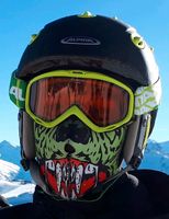 Ski Maske Gesichtsmaske mit Klettverschluss grün Bayern - Aindling Vorschau