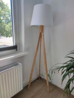 Stehlampe Holz mit Schirm weiß Niedersachsen - Braunschweig Vorschau