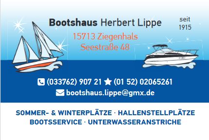 Liegeplatz für Sportboot bis 9 m LüA frei in Niederlehme