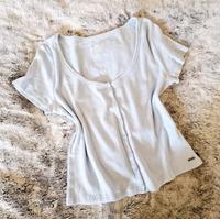 Shirt Hollister Neu TShirt Top Bluse Oberteil Knöpfe hellblau Bayern - Kempten Vorschau