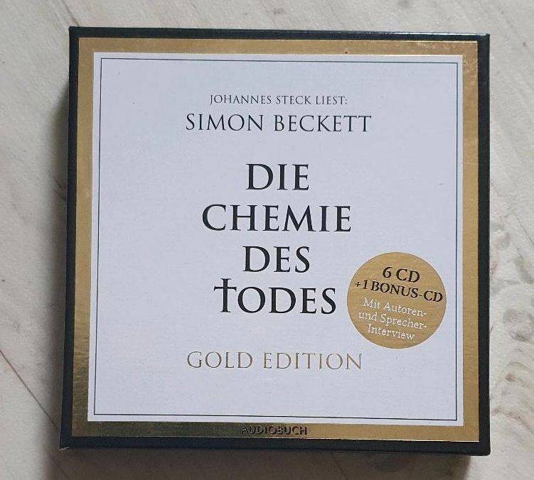 Simon Beckett - Die Chemie des Todes - Hörbuch, Golden Edition in Marsberg