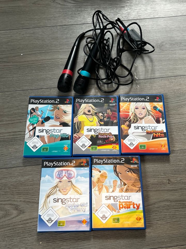 Singstar mit Mikrofone PlayStation 2 in Brieselang