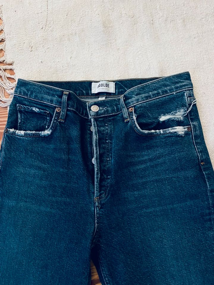 Agolde Riley Jeans Slim Leg Cropped 27 NP 275 € in Lübeck