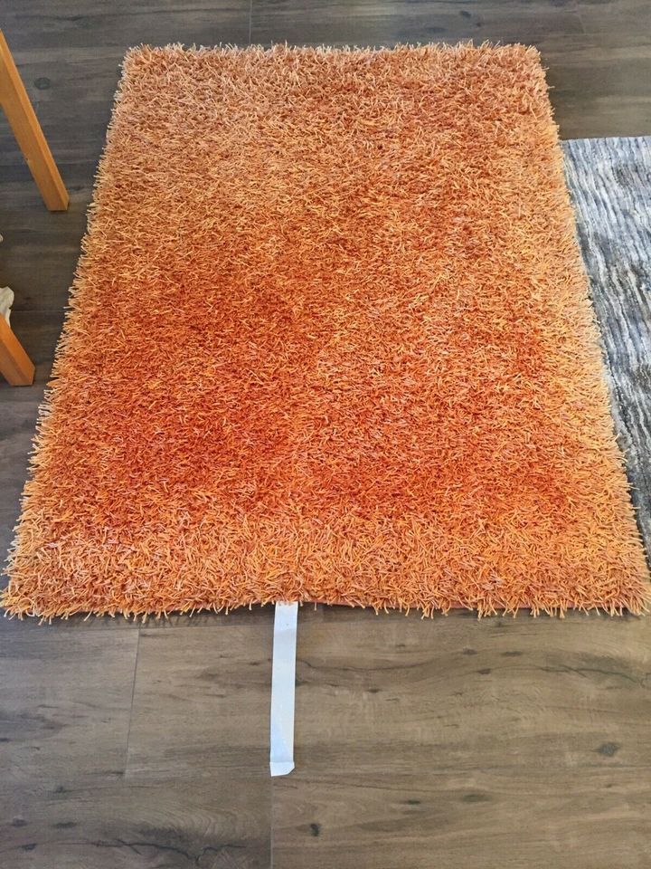 Flokkati Teppich Shaggy 1,40 x 2,00 orange in Ascheberg