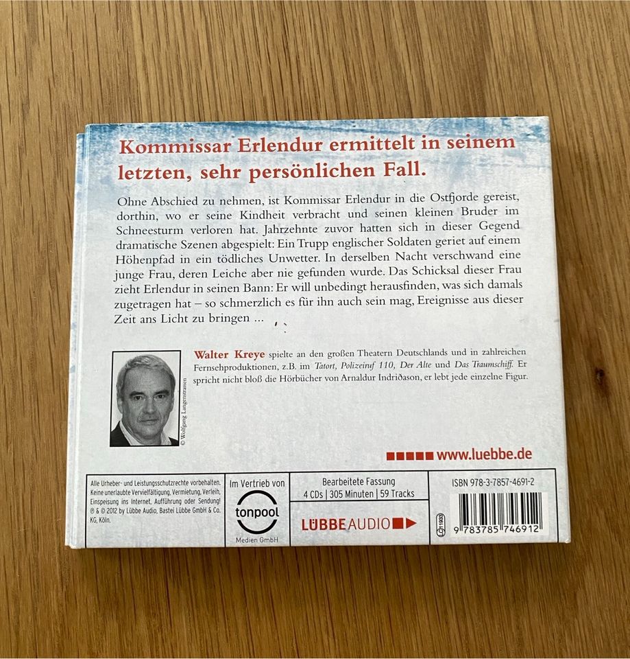 Arnaldur Indridason - Eiseskälte Audiobook Hörbuch CD in Hamm