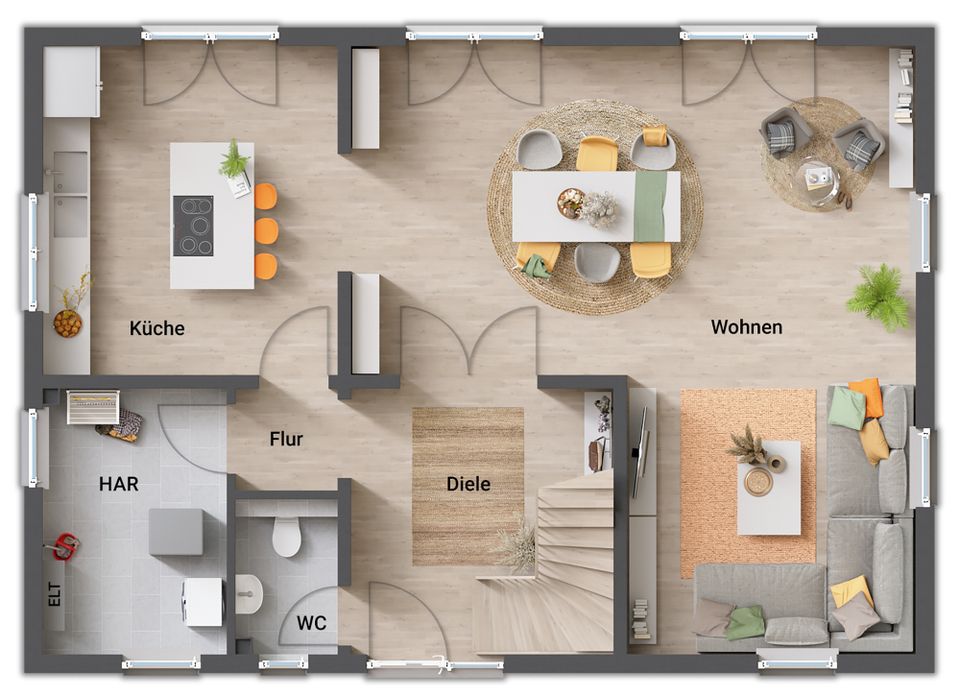 NEU: 2. Bauabschnitt: Ihr Familienhaus mit Freiraum in Osloß – komfortabel und idyllisch in Osloß