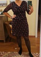 Etuikleid, Kleid, Leoparden, blau/rot, 38-40, Zero Niedersachsen - Braunschweig Vorschau
