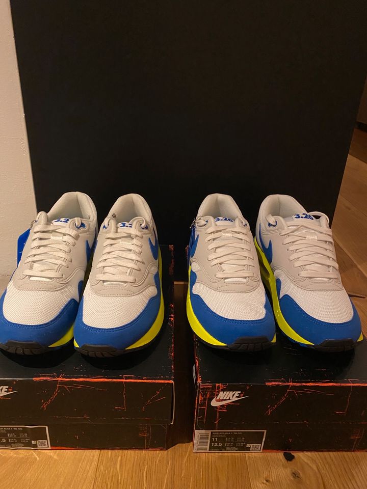 ✅ Nike Air Max Day 1 86 Big Bubble "Royal and Volt" 44 in Langenhagen