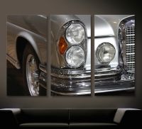 MERCEDES BENZ SE C W111 W112 W109 W108 Leinwand Bild Oldtimer Nordrhein-Westfalen - Rüthen Vorschau