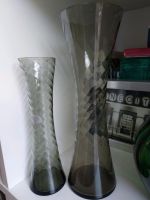 2 Vasen Glas Rauchglas (Alfred Taube) mundgeblasen Vintage 60er Nordrhein-Westfalen - Rietberg Vorschau