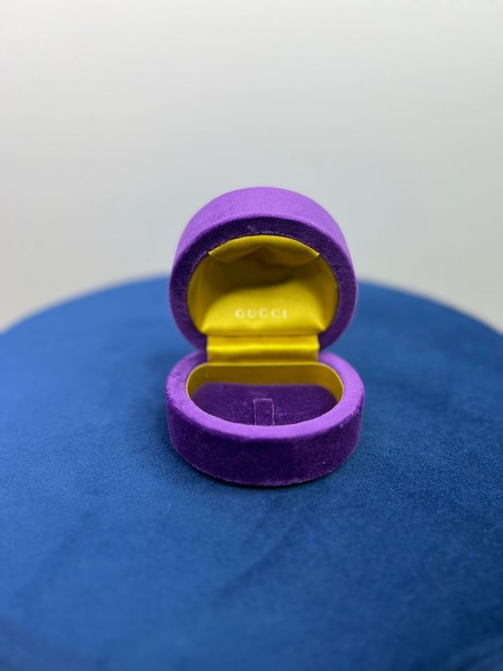 Gucci Ring Etui Box Schatulle Geschenk Schachtel Lila Purple Neu in Wolnzach