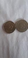 50 Pfennig 1950 J,und 50 Pfennig 1985 F DEUTSCHLAND Nordrhein-Westfalen - Telgte Vorschau