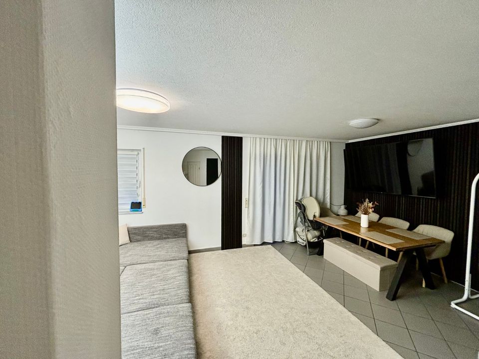 3,5 Zimmer Maisonette Wohnung 80qm mit Terrasse & Balkon Modern in Groß-Zimmern
