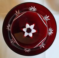 Handgeschliffene rote Gläser aus der DDR Kristallglas Blumen Brandenburg - Potsdam Vorschau