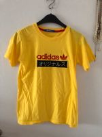 Tshirt gelb mit adidas Logo Nordrhein-Westfalen - Ennigerloh Vorschau