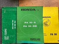 Honda PA50 Original Ersatzteilliste Werkstatt-Handbuch Bayern - Konzell Vorschau