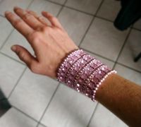 Armband Strass swarovski imitat pink Rosé Gloss - wie neu- Nordrhein-Westfalen - Siegburg Vorschau