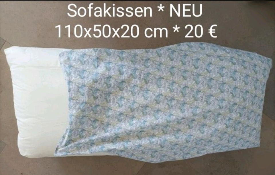 Kissenhüllen * Diverse Farben/Muster*Sofakissen NEU110x50x20 in Kürnach