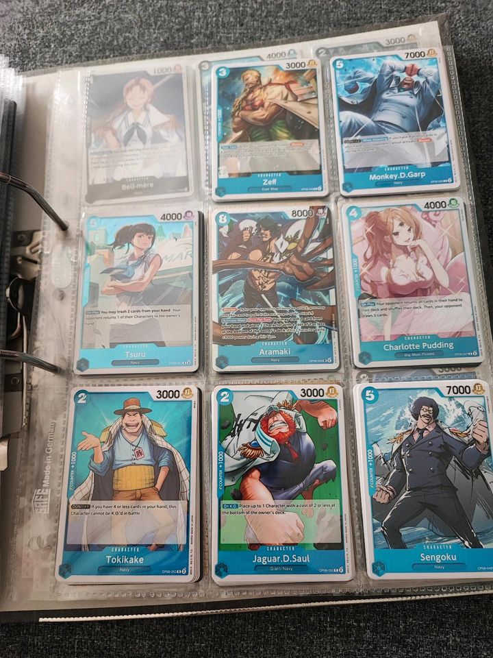 One Piece TCG Blaue Karten BESCHREIBUNG LESEN in Neuss