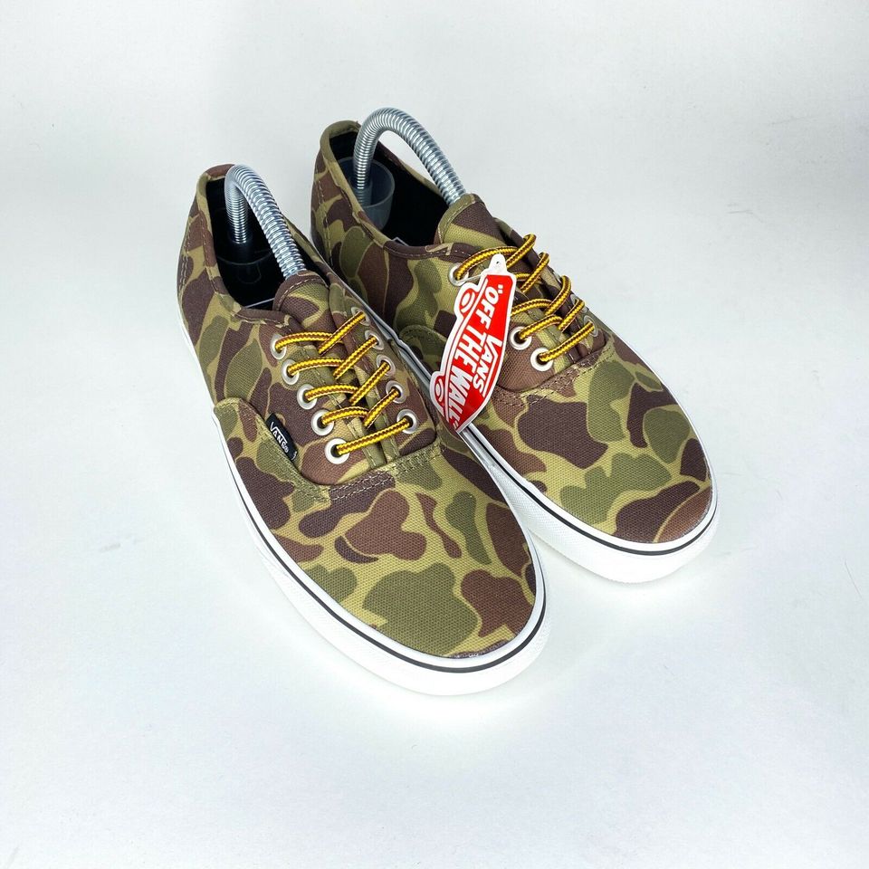 Vans Authentic Low Gr.38,5 Waxed Canvas Camouflage Skate in Gronau (Westfalen)