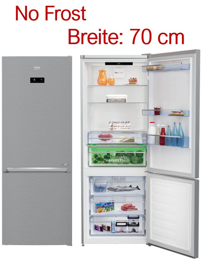 Beko RCNE 560 E50 ZXPN Kühl-/ Gefrierkombination 70cm EEK: D in Simmern