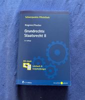 Grundrechte, Staatsrecht II Kingreen Poscher 37. Aufl. Hamburg-Nord - Hamburg Fuhlsbüttel Vorschau