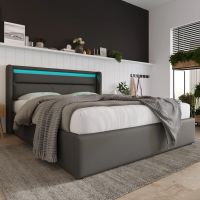 Doppelbett 140x200 NEU Bett LED Polsterbett Bettgestell Boxspring Hamburg - Harburg Vorschau