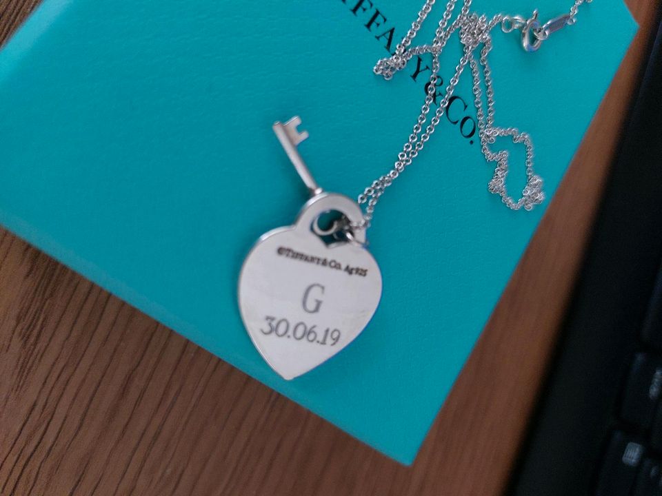 Tiffany & Co. Kette Schlüssel Herz M medium -Beleg vorhanden- in Konstanz