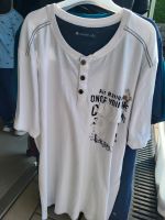 Herren Shirt Polo weiss mit blau Gr M Bad Königshofen - Herbstadt Vorschau