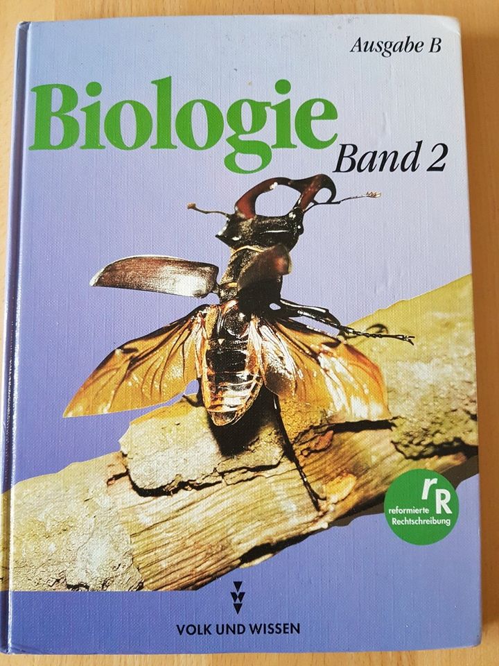 Schulbücher Biologie Band 2 und 3 GEOS Physik Deutsch Englisch in Leipzig