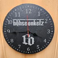 Böhse Onkelz Wanduhr aus Schiefer Uhr Brandenburg - Straupitz Vorschau