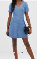★ ASOS ★ Jeans Minikleid Kleid S 36 Denim Niedersachsen - Adendorf Vorschau