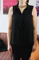 Schwarze Bluse von Pimkie halb transparent halb blickdicht Gr. S Friedrichshain-Kreuzberg - Kreuzberg Vorschau