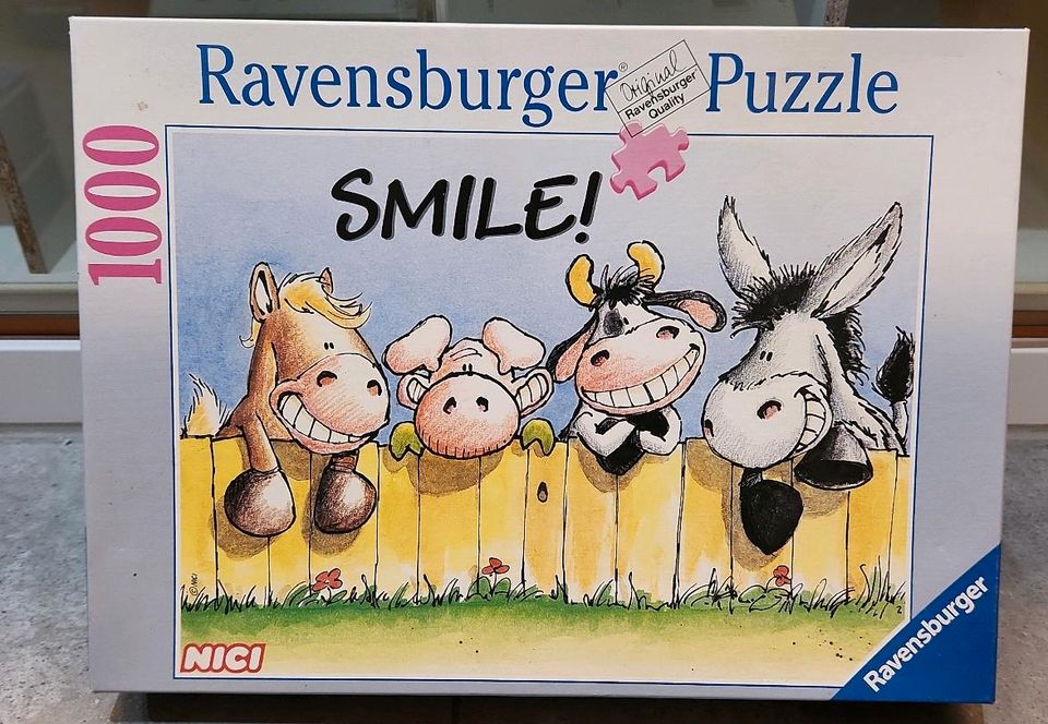 Ravensburger 1000 Teile Puzzle NICI Smile! 15320 in Ellhofen