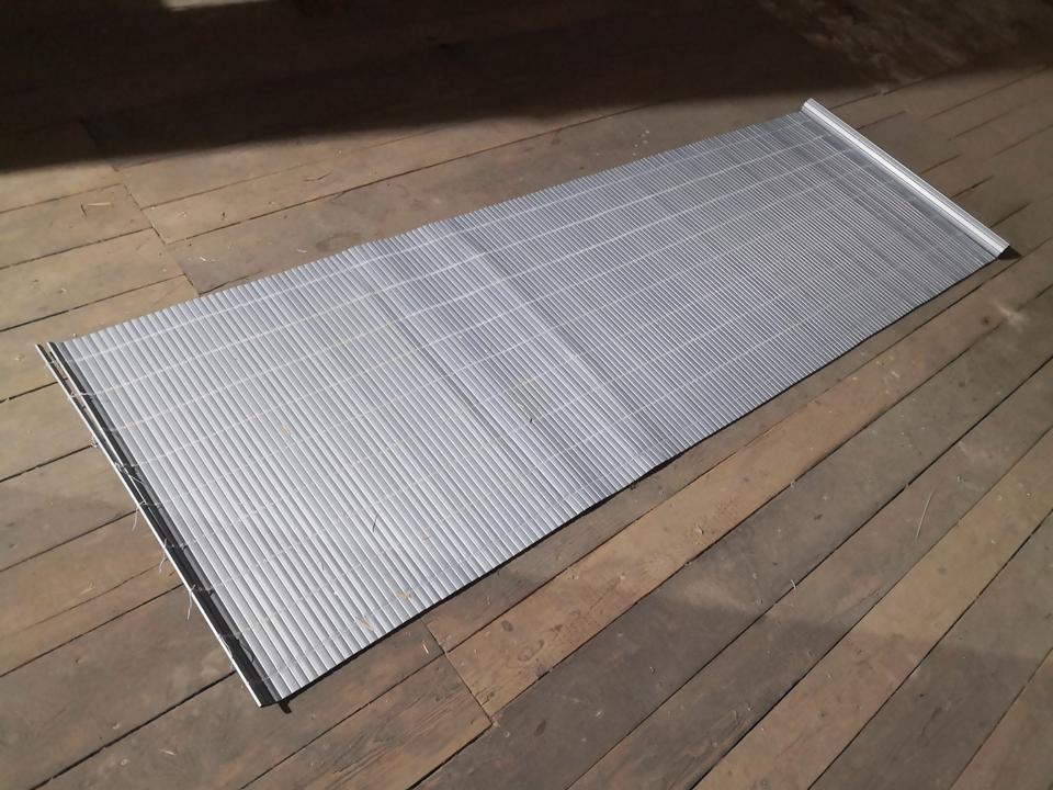 #21 Balkon Sichtschutz Kunststoff Hartplastik grau 90 x 300 cm in Kupferzell