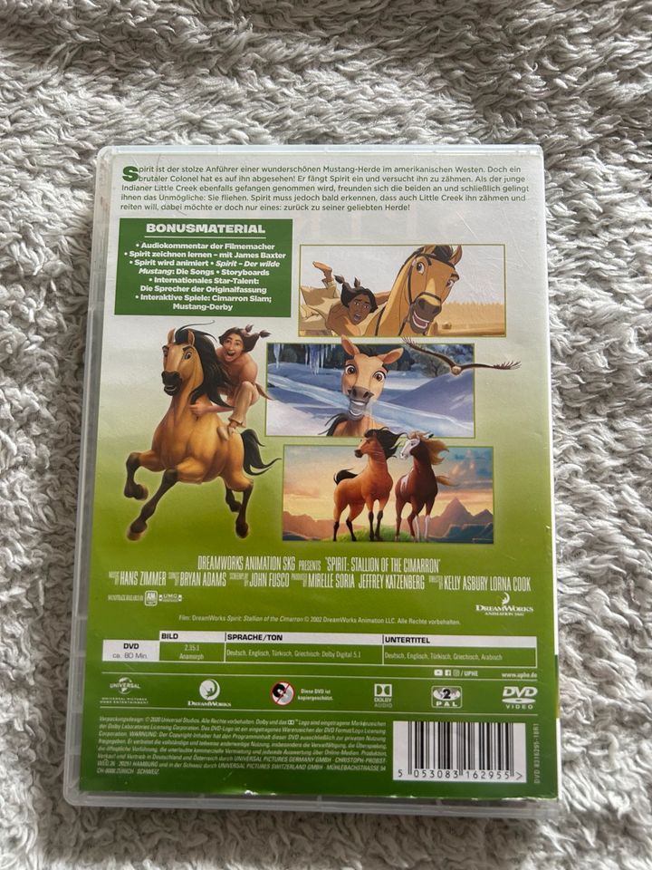 Spirit der wilde Mustang DVD in Salzweg