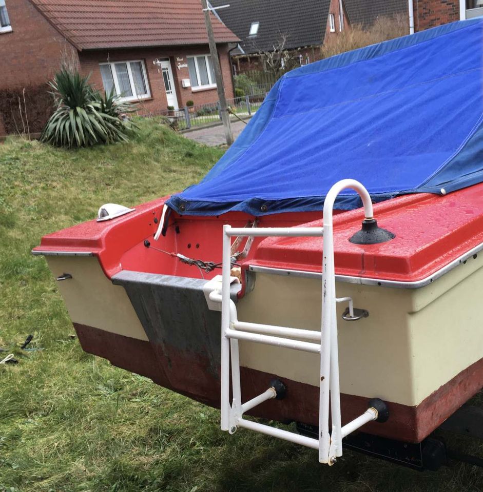 GFK Boot, Anglerboot, mit Trailer zu verkaufen in Borkum