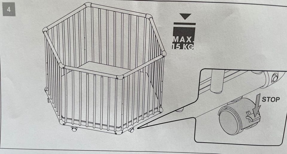 Geuther Laufgitter 6-Eck Matrix in Niederkassel