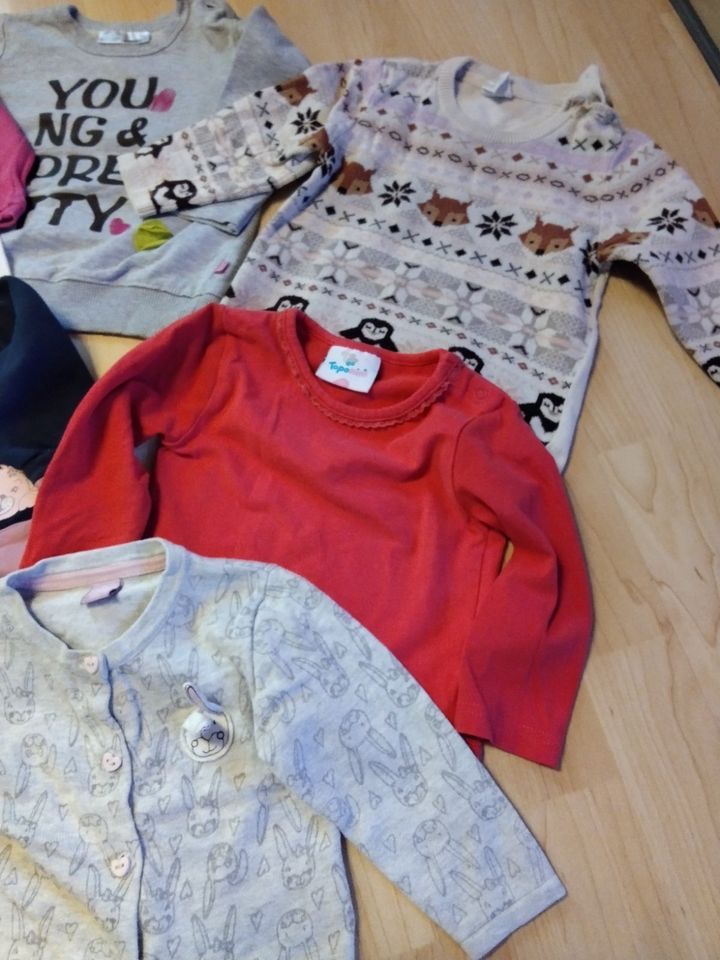 Pullover Jacke Größe 74 Mädchen Baby Sachen in Löbnitz