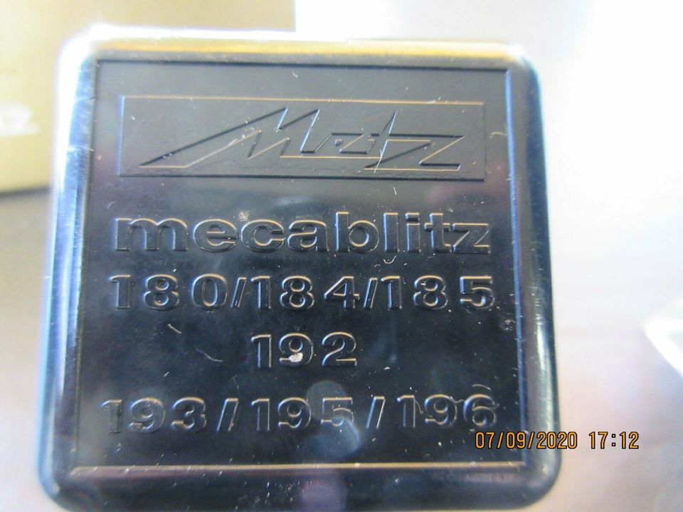 Vintage Mecablitz 192 Metz Electronic flash Elektronenblitzgerät in Mörfelden-Walldorf